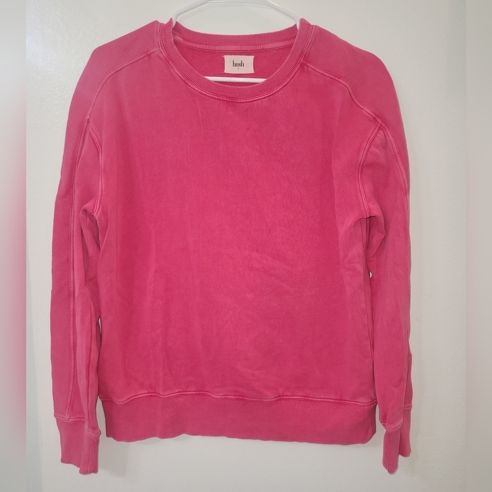 HUSH Rib Panel Sweatshirt Size S - Picture 5 of 11
